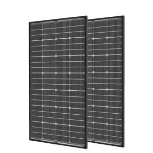 JJN 400W Bifacial Monocrystalline Solar Panels (2 Pack)