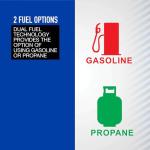 Powerhorse Dual Fuel Portable Generator, 27,000 Watts