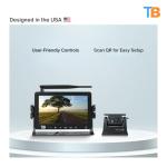 TadiBrothers 7” Solar Wireless RV Backup Camera