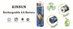 KINSUN 8-Pack Rechargeable AA Ni-Cd Batteries 900mAh