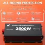 2500 Watt Sump Pump Battery Backup System with Remote