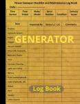 Generator Maintenance Logbook and Service Tracker