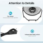 Portable Solar Generator with Fan and Lights