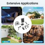 Portable Solar Generator with Fan and Lights