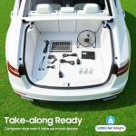 Portable Solar Generator with Fan and Lights