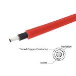 RIOCAN 10AWG Solar Extension Cable 3FT, One End with IP67 Waterproof PV Connector & One End Bare Wire, Tinned Copper for Solar Panel to Charge Controller, Solar Generator, RV, Boat, Off-Grid System