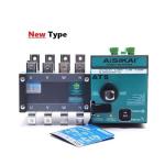 100A 160A 250A 4P AISIKAI ATS Diesel Generator Dual Power Automatic Transfer Switch Single Three Phase Generator Parts AC220V(AISIKAI 250A 4P)