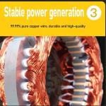 Silent Diesel Generator 8–30kW, 380V 3-Phase – Portable Permanent Magnet Power Generator With Pure Copper Coil For Home & Industrial Use(20kw)