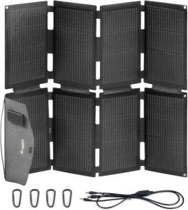 BougeRV 100W Portable Solar Panel Charger