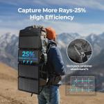 BougeRV 100W Portable Solar Panel Charger