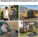 BougeRV 100W Portable Solar Panel Charger