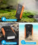Jinepin 38600mAh Solar Power Bank with Cables