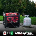 PowerSmart 4400W Dual Fuel Portable Generator