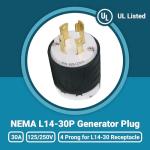 IronBox Heavy Duty NEMA L14-30P Plug