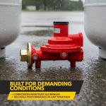 Fairview GR-918C Compact Propane Regulator, 8-12 PSI
