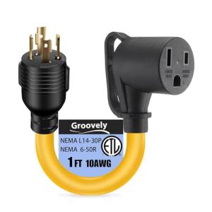 AMAKE 30A Generator Adapter Cord for RVs