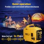 Aceup 1500 Watt Portable Gas Inverter Generator