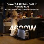 EF ECOFLOW DELTA 3 Portable Power Station with Solar Panel