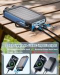 20000mAh Solar Power Bank with Fast Charging