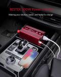 BESTEK 300W Pure Sine Wave Inverter with USB Ports