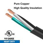 Yodotek 15FT Heavy Duty Generator Locking Power Cord