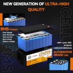 BtrPower 12V 300Ah Lithium Battery for Backup Power