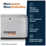 Generac 28kW Home Standby Generator with Transfer Switch