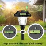 AA 900mAh Rechargeable Batteries for Outdoor Lights (8 Pack)