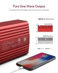 BESTEK 300W Pure Sine Wave Inverter with USB Ports