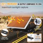 ECO-WORTHY 25W 12V Solar Battery Charger Kit