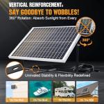 ECO-WORTHY 25W 12V Solar Battery Charger Kit
