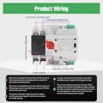 100A Dual Power Automatic Transfer Switch 220V