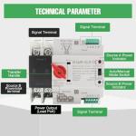 100A Dual Power Automatic Transfer Switch 220V