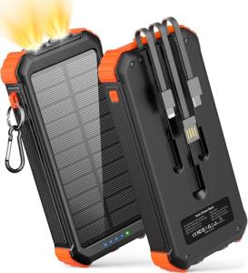 LATIMERIA 45800mAh Solar Power Bank Charger