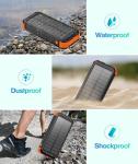 LATIMERIA 45800mAh Solar Power Bank Charger