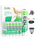 20-Pack EBL Rechargeable AAA Batteries for Solar Lights