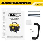 Aceup 1,200W Portable Gas Generator for Camping