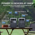 EF ECOFLOW DELTA 3 Portable Power Station 1800W