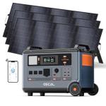 OSCAL PowerMax 6000 Solar Generator with Solar Panels