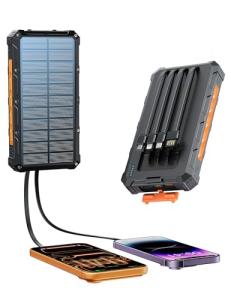20000mAh Solar Power Bank with Fast Charging