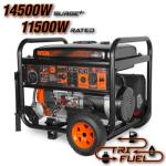 WEN 14,500-Watt Tri-Fuel Generator with Electric Start