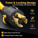 30 Amp Generator Welder Adapter Plug Cord