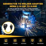 30 Amp Generator Welder Adapter Plug Cord