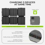 300W Portable Solar Generator with Foldable 60W Panel