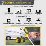Champion 4000-Watt Dual Fuel Portable Inverter Generator