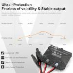 Voltset Solar Panel Kit 30W 12V, Solar Battery Trickle Charger Maintainer, Waterproof Solar Panel + Upgrade Charge Controller + Adjustable Mount Bracket for Boat RV Motorcycle Marine