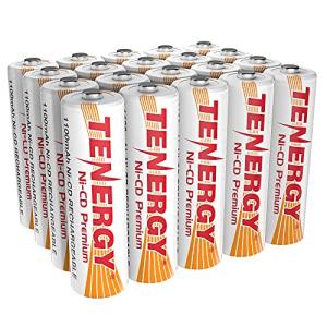 Tenergy AA Rechargeable NiCd Batteries for Solar Lights