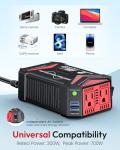 BESTEK 300W Pure Sine Wave Car Inverter