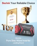 BESTEK 300W Pure Sine Wave Car Inverter