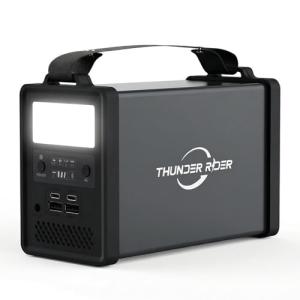 Portable Power Station 300W 299wh Lithium Battery Small Portable Generator for Home Use Camping Travel Emergency Hunting Outdoor, Large Power Bank with AC Outlet for Laptop